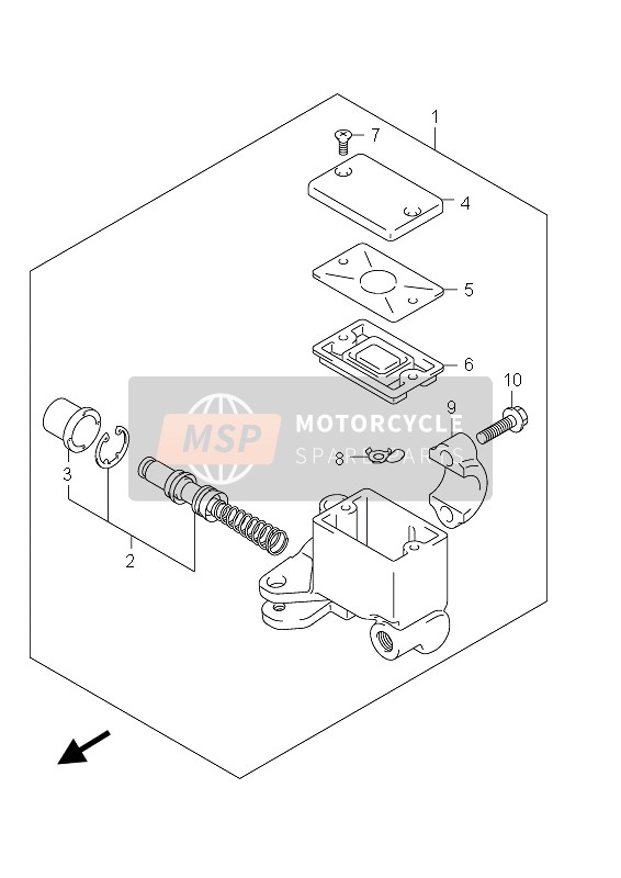 Front Master Cylinder (AN400 E02)